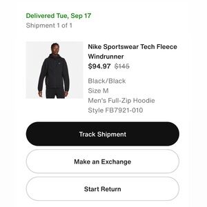Men’s Nike tech
